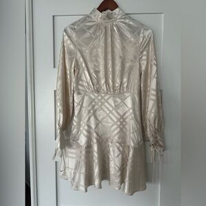 Nasty Gal off white cocktail dress